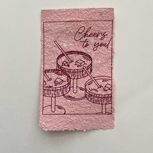 Handmade “Cheers to You” Card